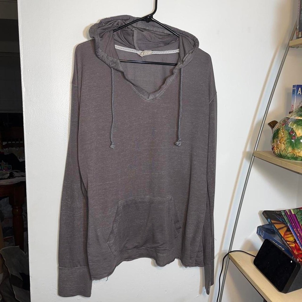 U.S. Vintage Gray long sleeve hoodie